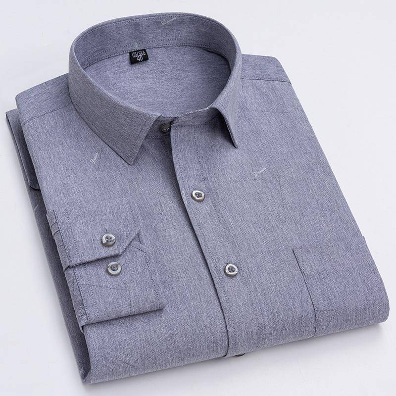 Herren-Hemden mit hohem Baumwollanteil, bedruckt, lässig, langärmelig, weiche Herrenkleidung, Freizeit L von Joom DACH