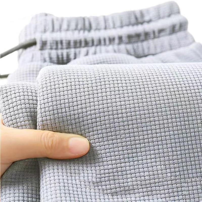 Herren Herbst Loose-Fit Waffel Sport-Jogginghose - Strapazierfähig, schmutzabweisend, Freizeitkleidung M von Joom DACH