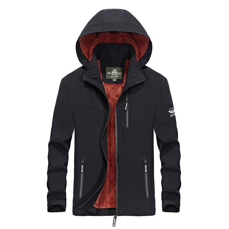 Herren Herbst Neue Jacke Herren Locker Große Größe Fleecejacke XXXXL von Joom DACH