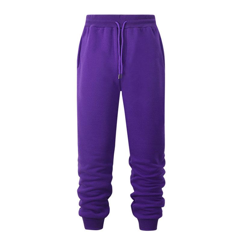Herren Herbst und Winter Freizeithosen Sporthosen Herrenhosen Jogginghosen Hip Hop Straßenhosen 2XL violett von Joom DACH