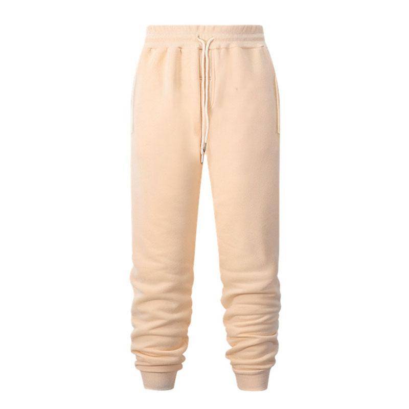 Herren Herbst und Winter Freizeithosen Sporthosen Herrenhosen Jogginghosen Hip Hop Straßenhosen 2XL beige von Joom DACH
