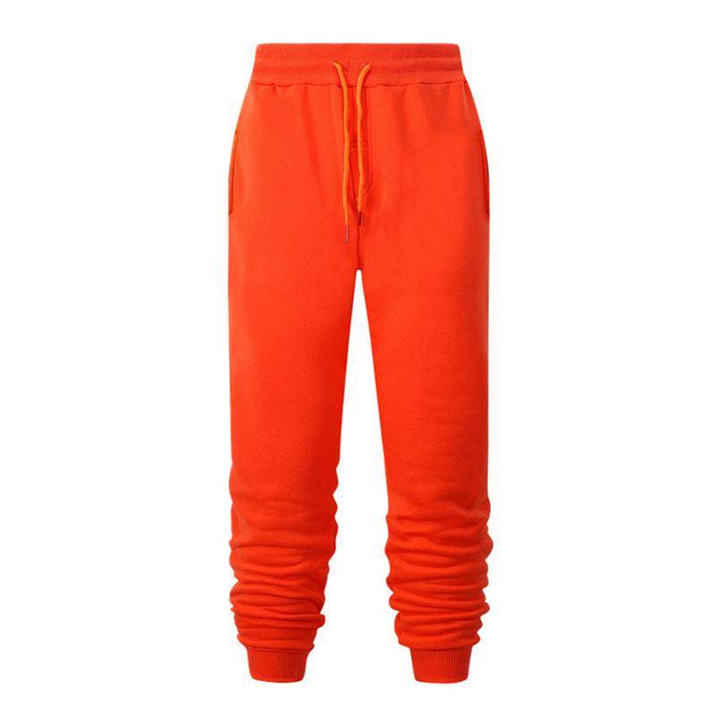 Herren Herbst und Winter Freizeithosen Sporthosen Herrenhosen Jogginghosen Hip Hop Straßenhosen L orange von Joom DACH