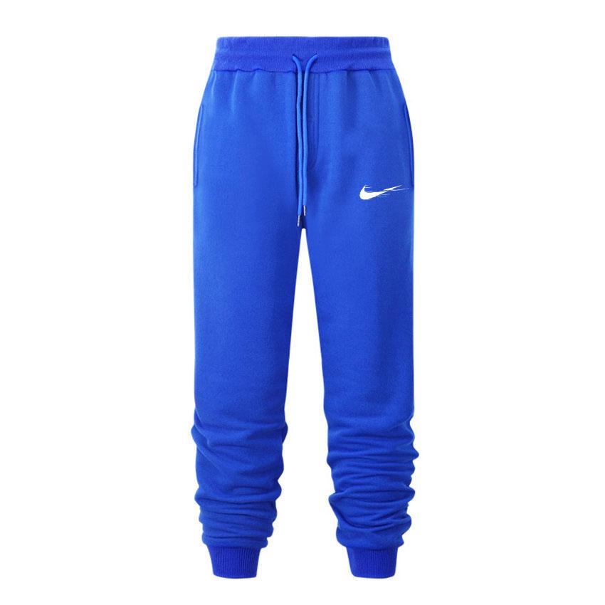 Herren Herbst und Winter Freizeithosen Sporthosen Herrenhosen Jogginghosen Hip Hop Straßenhosen L blau von Joom DACH