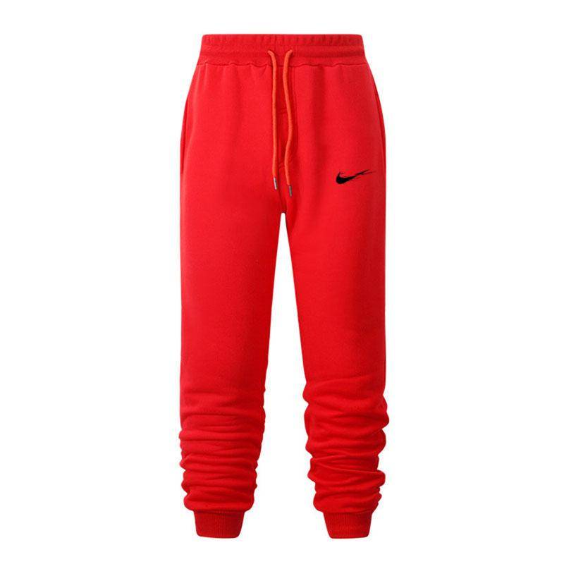 Herren Herbst und Winter Freizeithosen Sporthosen Herrenhosen Jogginghosen Hip Hop Straßenhosen M rot von Joom DACH