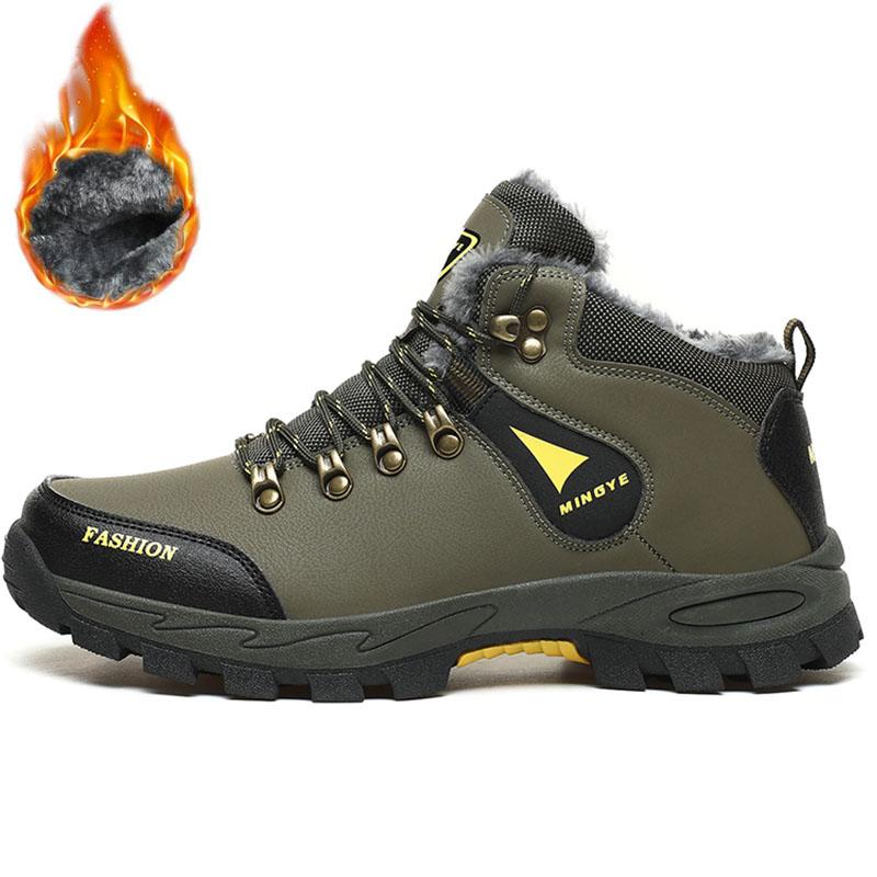 Herren High-Top Winterschuhe Outdoor Wanderschuhe Große Schuhe 39-47 46 armee grüne von Joom DACH
