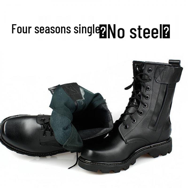 Herren High-Top Woll-Martin-Stiefel - Warm, rutschfest, winddichtes Outdoor-Lederfußschuhwerk für Herbst und Winter Size 45 von Joom DACH