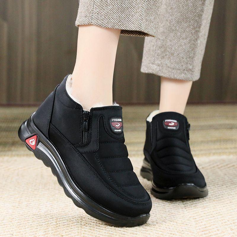 Herren High Top Wolle-Baumwolle Winterstiefel - Warm, Rutschfest, Weiche Sohle für Ältere 41 von Joom DACH