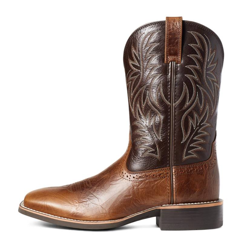 Herren Hohe Stiefel Stickerei Retro Handgemachte Herrenstiefel Western Cowboystiefel Handgenähte Outdoor Herrenschuhe 38 schwarz von Joom DACH