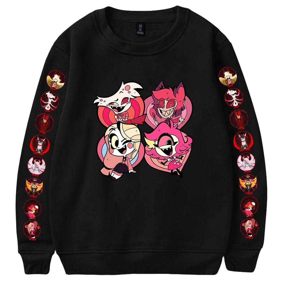 Herren Hoodies mit Hazbin Hotel Anime-Print Rundhals-Kapuzenpullover Mann Reisepullover Männliches Top Streetwear Outdoor Trainingsanzug XXXXL schwarz Herren Hoodies mit Hazbin Hotel Anime-Print Rundhals-Kapuzenpullover Mann Reisepullover Männliches Top Streetwear Outdoor Trainingsanzug XXXXL schwarz von Joom DACH