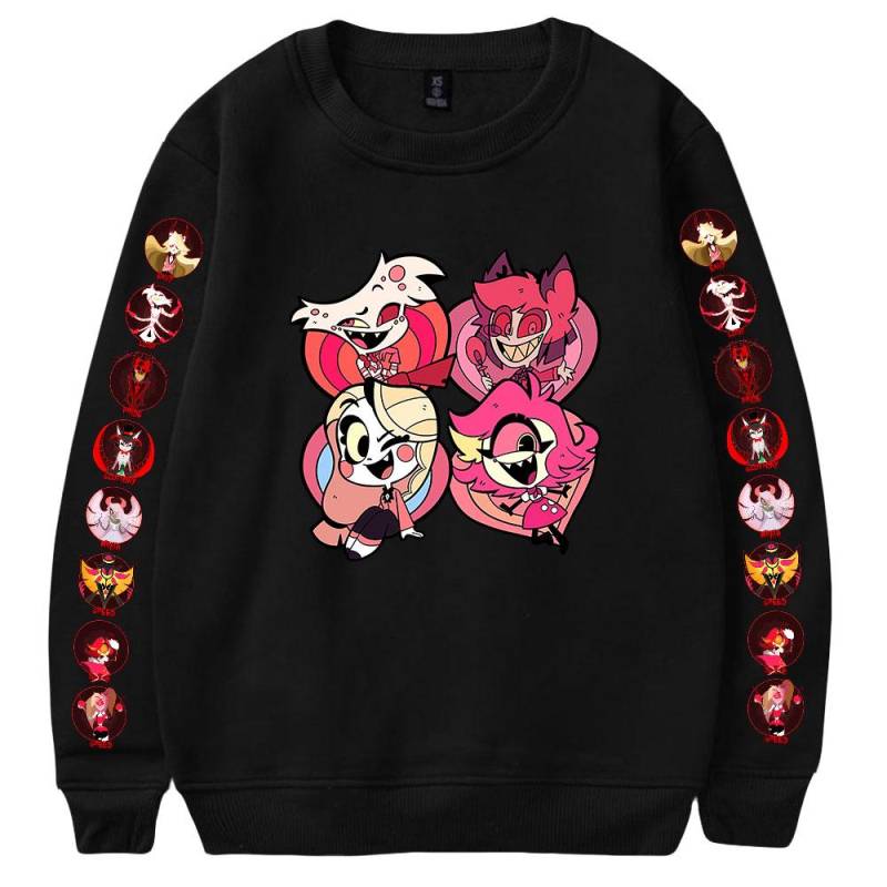 Herren Hoodies mit Hazbin Hotel Anime-Print Rundhals-Kapuzenpullover Mann Reisepullover Männliches Top Streetwear Outdoor Trainingsanzug XXXXL schwarz Herren Hoodies mit Hazbin Hotel Anime-Print Rundhals-Kapuzenpullover Mann Reisepullover Männliches Top Streetwear Outdoor Trainingsanzug XXXXL schwarz von Joom DACH