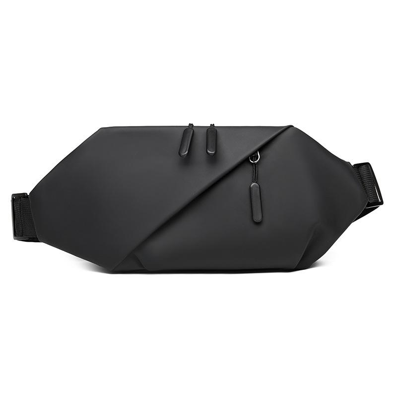 Herren Hüfttasche Textur Outdoor Laufen Handy Tasche Große Kapazität Wasserabweisend Lässig Ein-Schulter Crossbody Tasche schwarz von Joom DACH