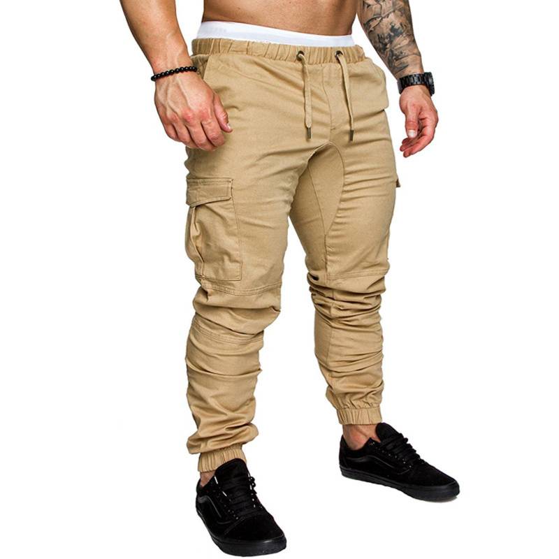 Herren-Jeans, einfarbig, zerrissene Löcher, ausgefranste, verwaschene Hose mit Farbverlauf XXXL khaki von Joom DACH