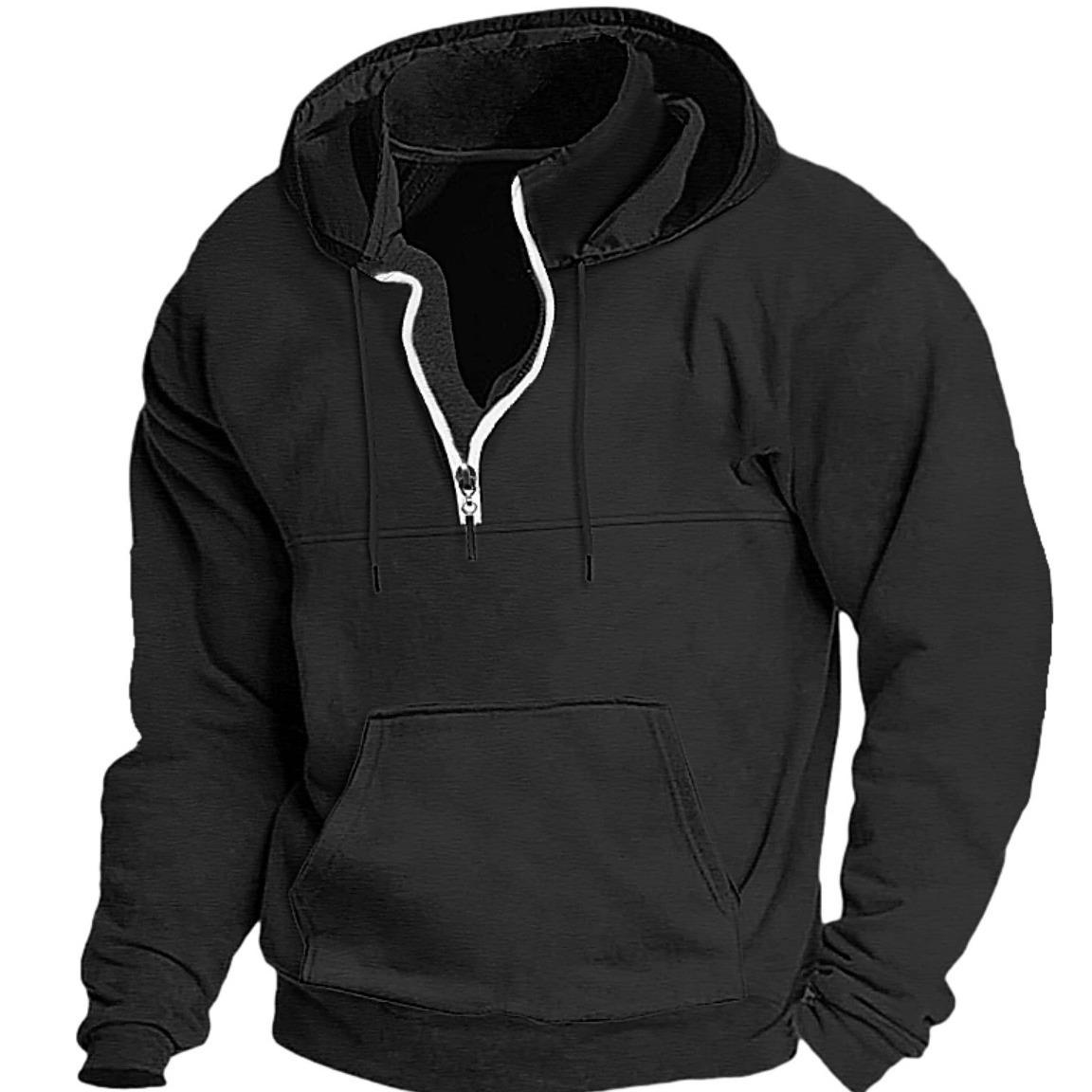 2023 Herbst/Winter Herren Bedrucktes Kapuzenpullover - Dicke Freizeitjacke XL dunkelgraue 2023 Herbst/Winter Herren Bedrucktes Kapuzenpullover - Dicke Freizeitjacke XL dunkelgraue von Joom DACH