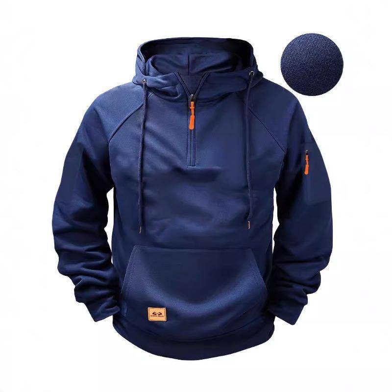 Herren Kapuzenpullover mit Reißverschluss Mehrere Taschen Sport Freizeitjacke XXXL von Joom DACH