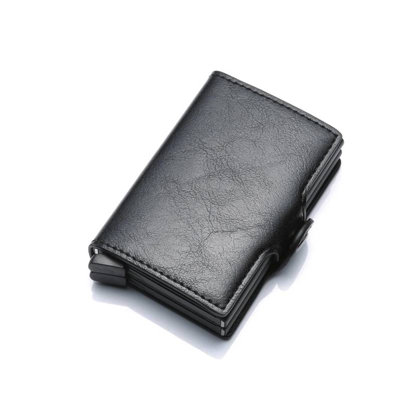 Herren Kartenetuis Carbon Fiber Slim Mini Wallet Kartenhalter Kleine Geldtasche Herren Geldbörsen schwarz Herren Kartenetuis Carbon Fiber Slim Mini Wallet Kartenhalter Kleine Geldtasche Herren Geldbörsen schwarz von Joom DACH