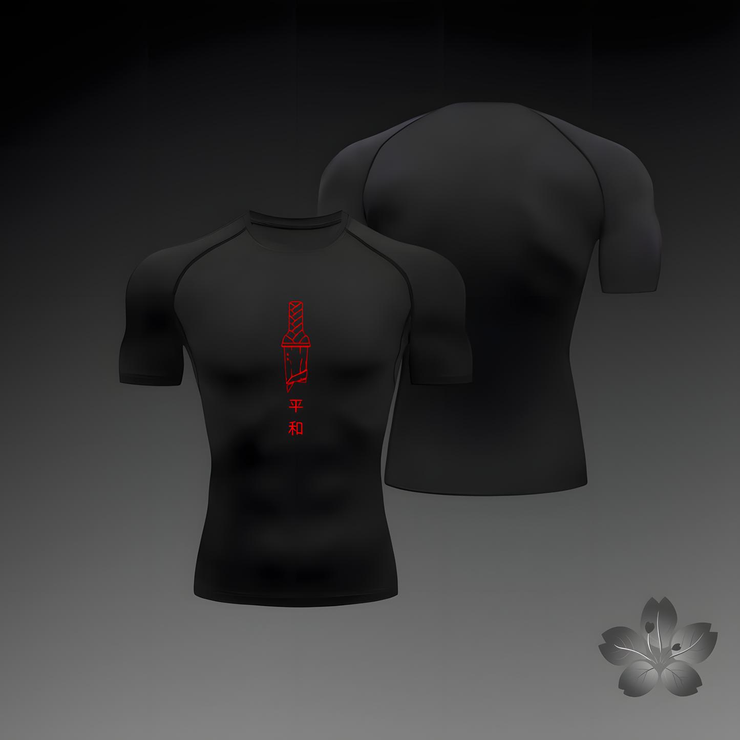 Herren Kompressionsshirt Fitness Sport Laufhose Gym T-Shirts Athletisch Workout Bodybuilding Quick Dry Tops T-Shirt Sommer M von Joom DACH