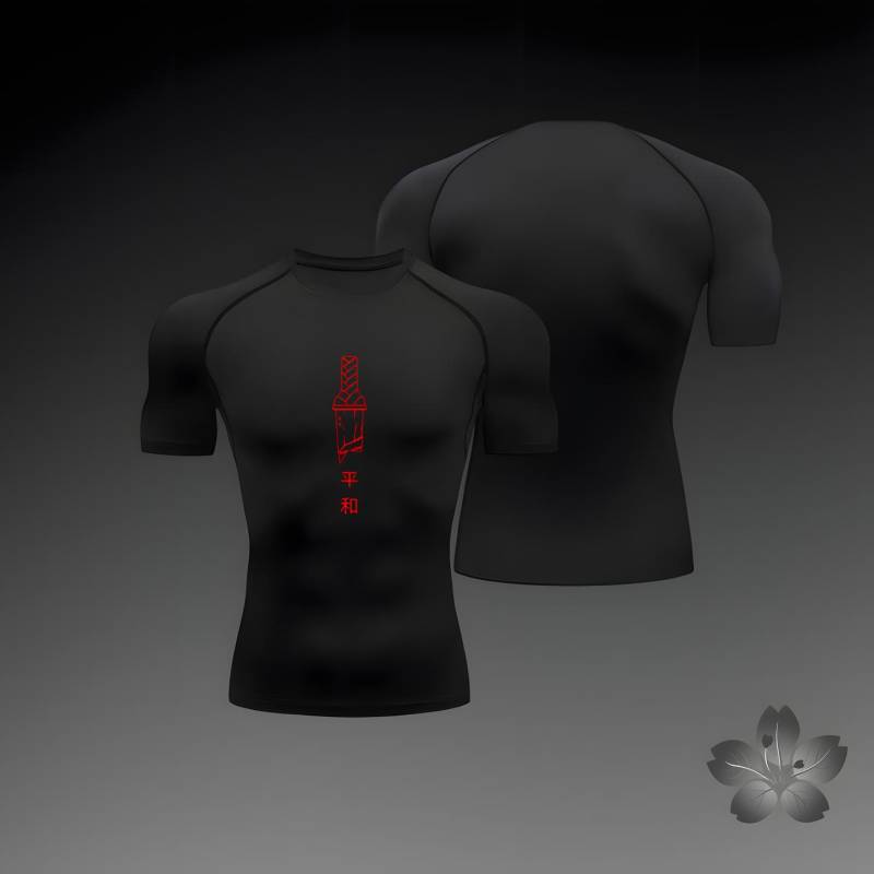 Herren Kompressionsshirt Fitness Sport Laufhose Gym T-Shirts Athletisch Workout Bodybuilding Quick Dry Tops T-Shirt Sommer M von Joom DACH