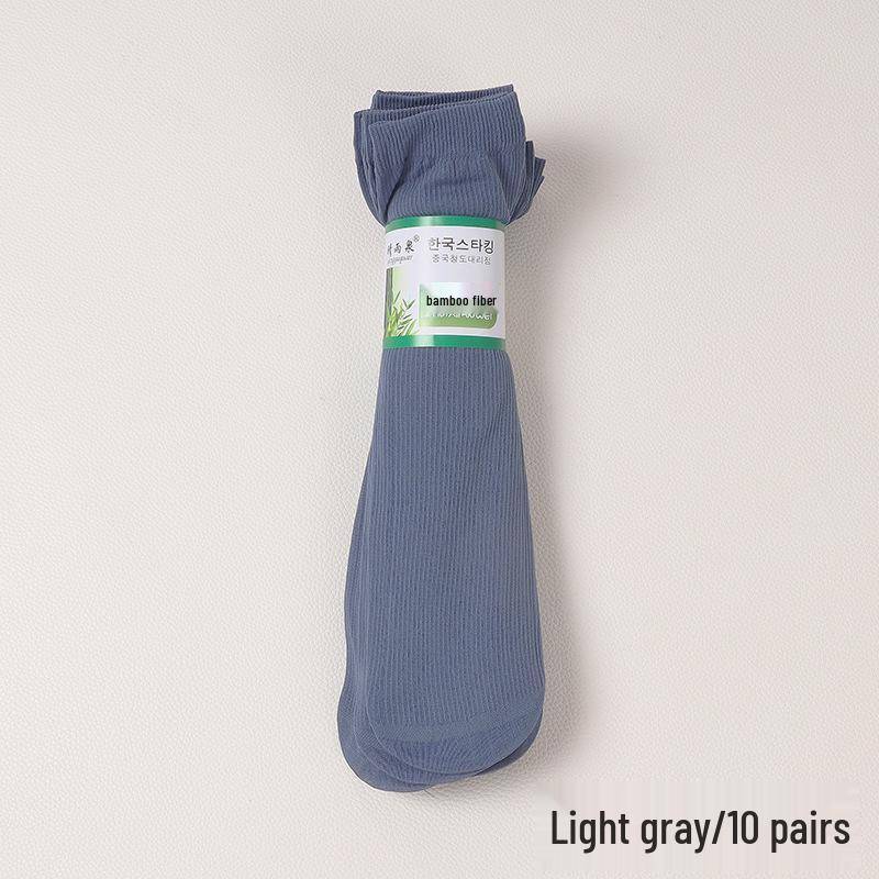 Herren Kühlende Atmungsaktive Mid-Calf Eisseidenstrümpfe - Dünn, Einfarbig für Mittelalte & Ältere One Size von Joom DACH