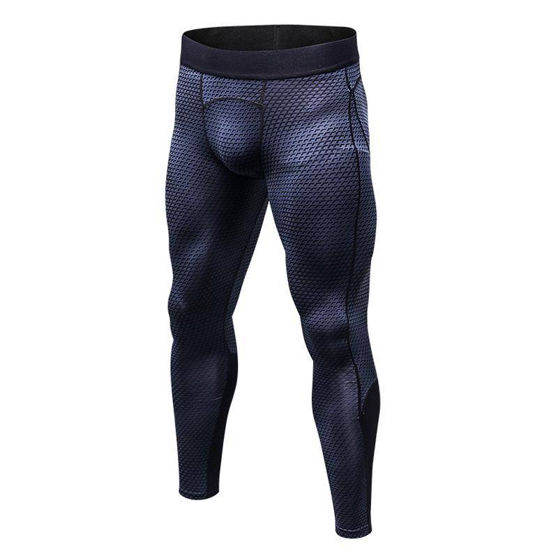 Herren Laufhose Lange Strumpfhosen Kompressionssport Legging Schnelltrocknend Fitness Elastische Outdoor Gym Jogginghose XL schwarz von Joom DACH