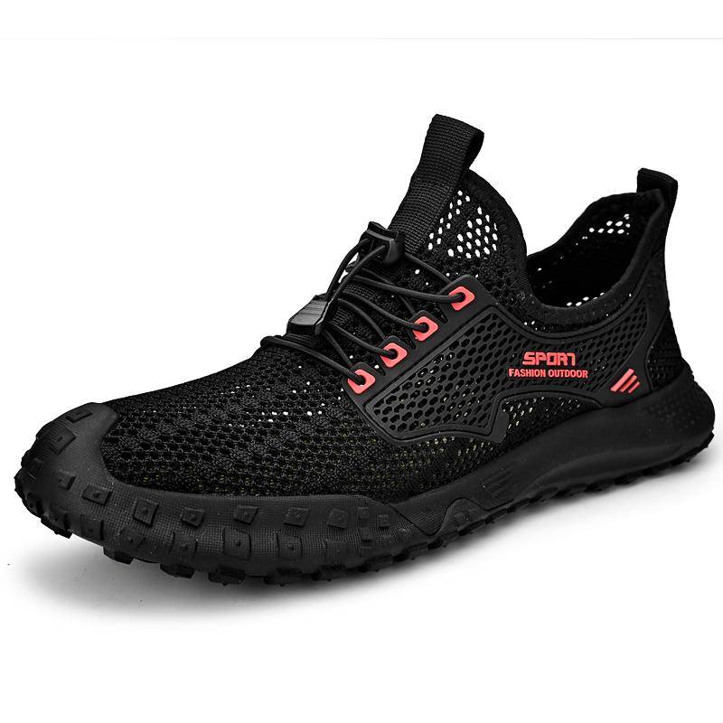 Herren Leder Freizeitschuhe Sommer Atmungsaktive Sneaker Low Top Bequeme Italienische Herrenschuhe Luxus Designer Slipper Mokassin Schuhe 43 schwarz von Joom DACH