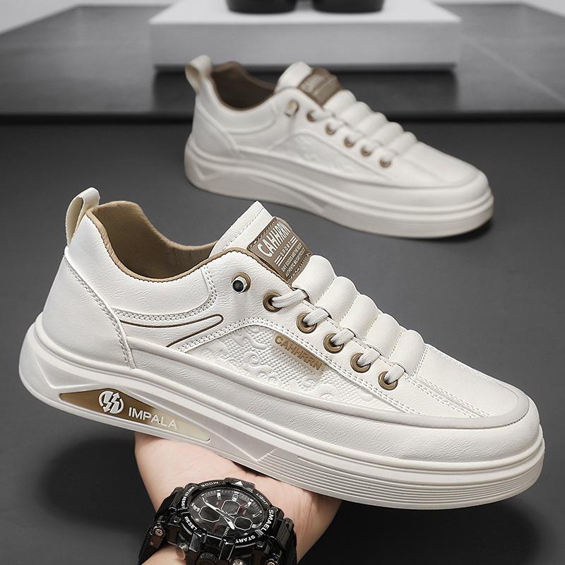 Herren Lederschuhe Mode Sneaker Leder Auto Walking Büro Komfort Herren Rutschfest Jugend Schuhe Alles Passend Indoor Freizeitschuhe 42 von Joom DACH