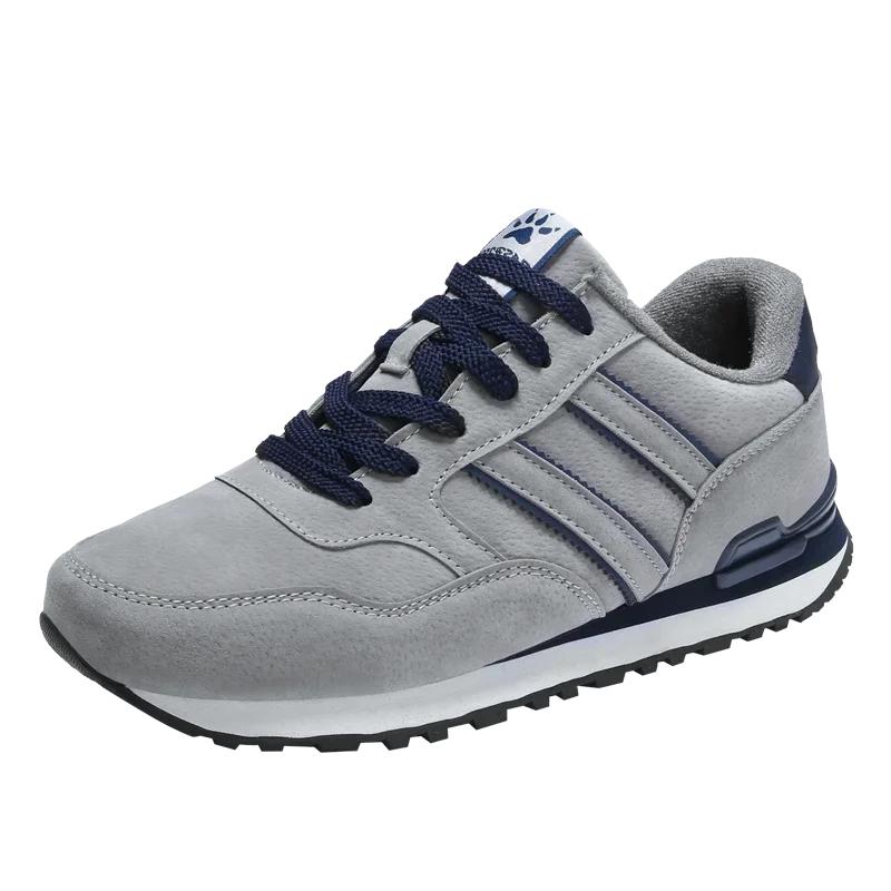 Herren Leichte Klassische Laufschuhe Wildleder Leder Sneakers Herren Bequeme Outdoor Sport Schuhe Atmungsaktiv Flache Joggingschuhe 39 von Joom DACH