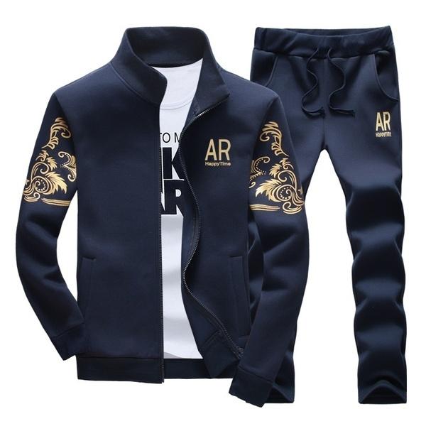 Herren-Mode-Sport-Sets, lässige Sweatshirts, Jacken + Hosen, Herren-Kapuzenpullover, lässige Sweatshirts, Herren-Trainingsanzug-Set XL navy blau Herren-Mode-Sport-Sets, lässige Sweatshirts, Jacken + Hosen, Herren-Kapuzenpullover, lässige Sweatshirts, Herren-Trainingsanzug-Set XL navy blau von Joom DACH