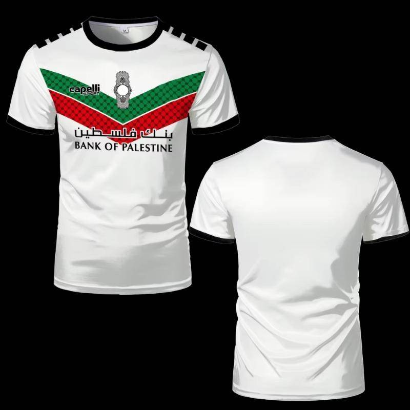 Herren Palästinensische Flagge T-Shirts Herrenbekleidung T-Shirt Palästina Fußballtrikot Herren T-Shirts Erwachsene & Kinder T-Shirt Leichte Fußballuniformen S von Joom DACH