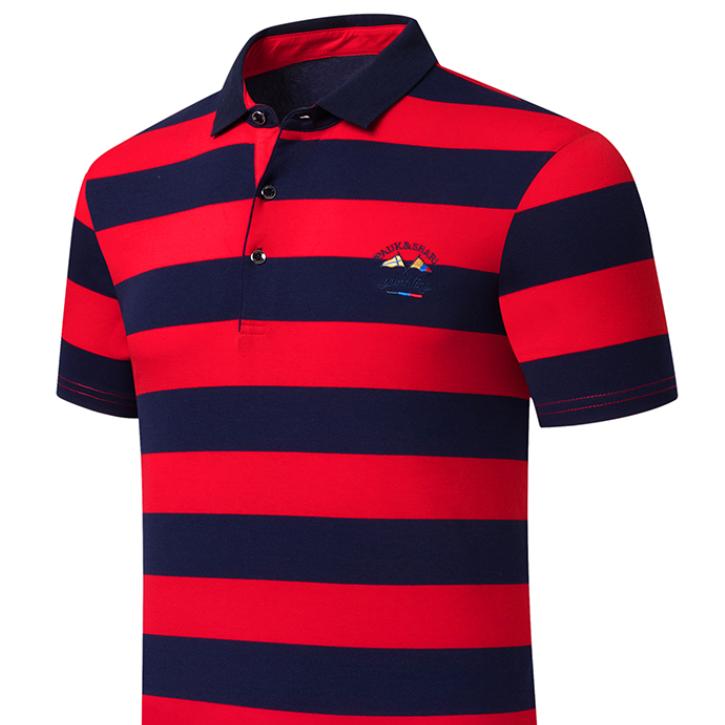 Herren Poloshirt Sommer Kurzarm Lose Besticktes Gestreiftes Poloshirt XXL Herren Poloshirt Sommer Kurzarm Lose Besticktes Gestreiftes Poloshirt XXL von Joom DACH