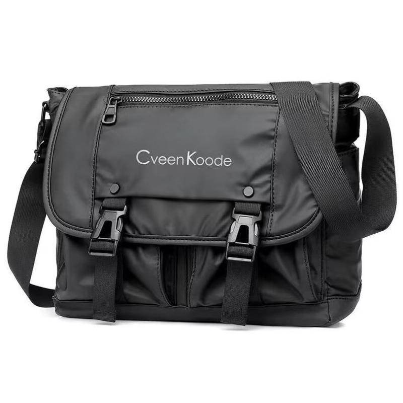 Herren Postman Bag Funktionale Tasche Radfahren Umhängetasche Großes Fassungsvermögen Business Sporttasche Vielseitige Super Computertasche Transport schwarz von Joom DACH