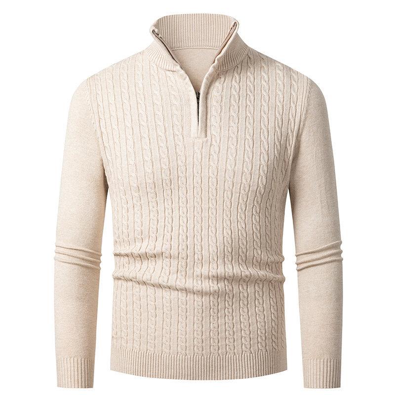 Herren Pullover mit Stehkragen, modisches, lässiges Unterhemd L von Joom DACH