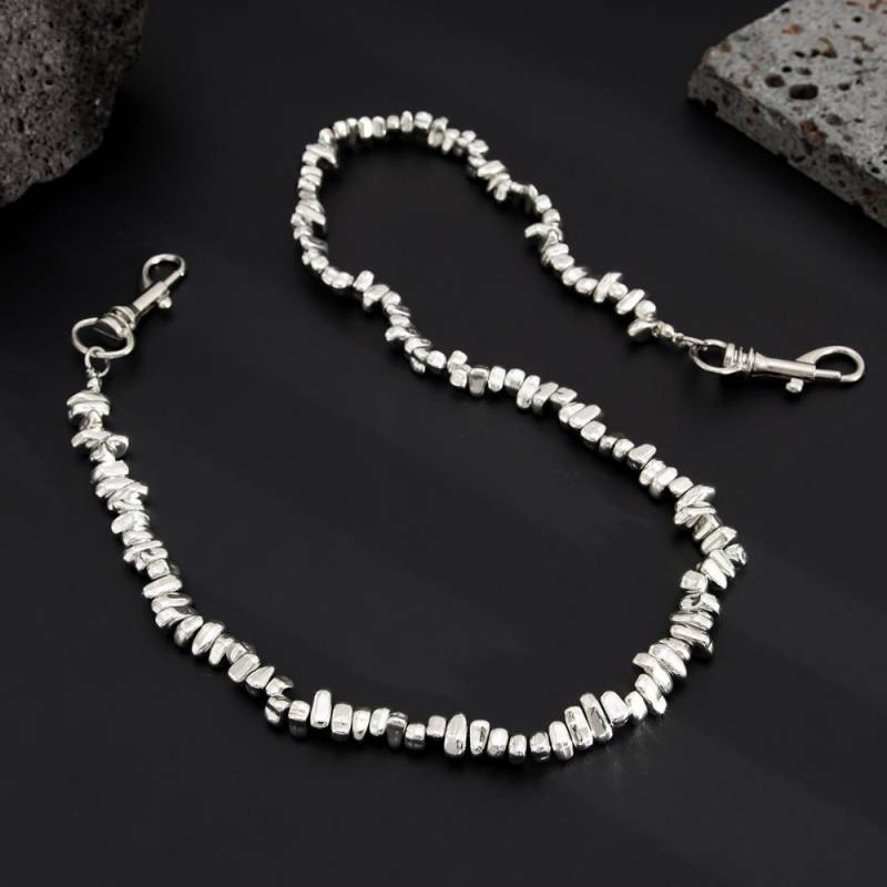 Herren Quastentasche Punk Taillenkette Handtaschenkette Hip Hop Rock Jeans Schlüsselanhänger Neu Herren Brieftaschenkette D von Joom DACH