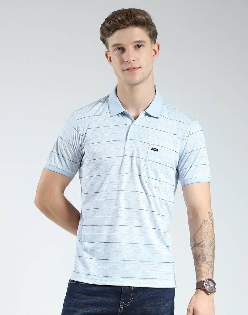 Herren Regular Fit Gestreiftes Polo T-Shirt | Halbarm | Kragenhals | Freizeit T-Shirt für Herren XL himmel Herren Regular Fit Gestreiftes Polo T-Shirt | Halbarm | Kragenhals | Freizeit T-Shirt für Herren XL himmel von Joom DACH