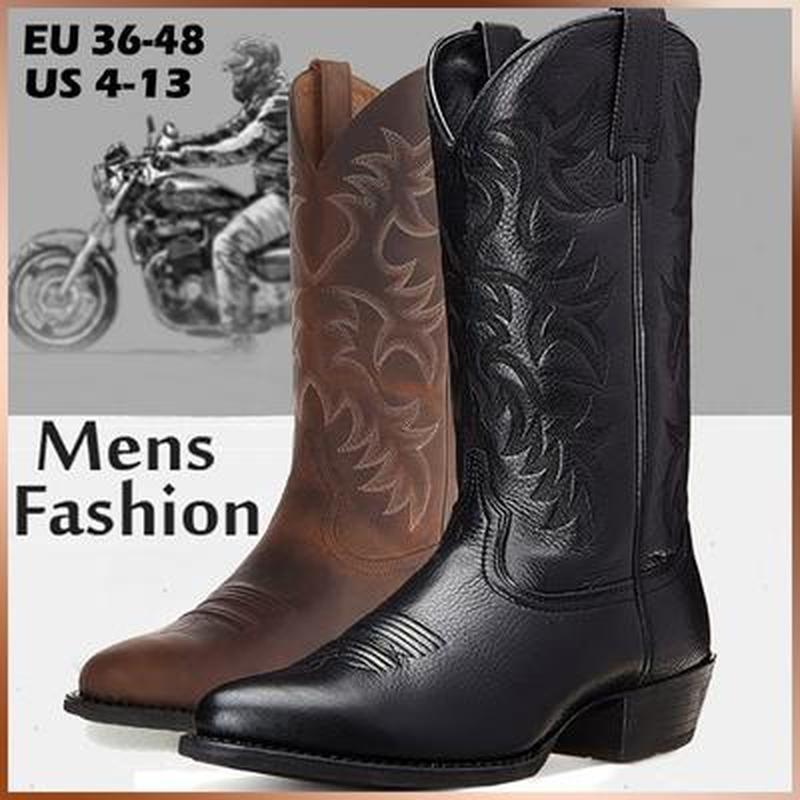Herren Retro Distressed Westernstiefel Leder Cowboystiefel Stickerei Hohe Stiefel Klobiger Absatz Spitzschuh Ritterstiefel Botas Masculinas 10 braun Herren Retro Distressed Westernstiefel Leder Cowboystiefel Stickerei Hohe Stiefel Klobiger Absatz Spitzschuh Ritterstiefel Botas Masculinas 10 braun von Joom DACH