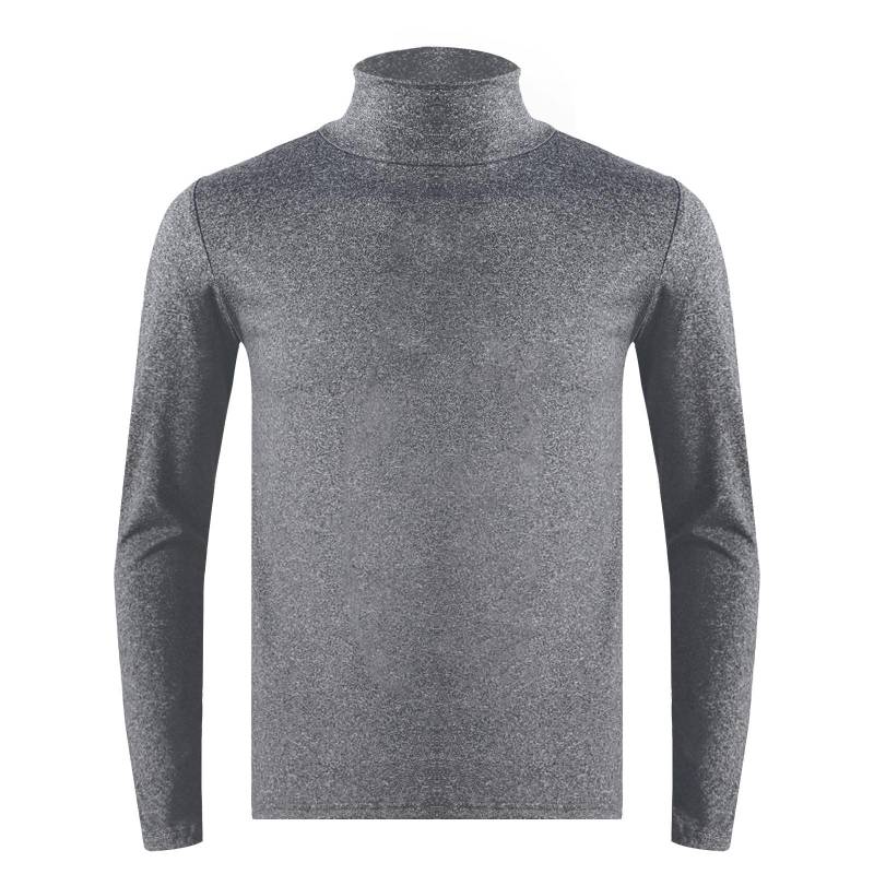 Herren Rollkragenpullover Langarm Jumper Top Warm Casual Slim Fit Thermo Base Shirt XL dunkelgraue von Joom DACH