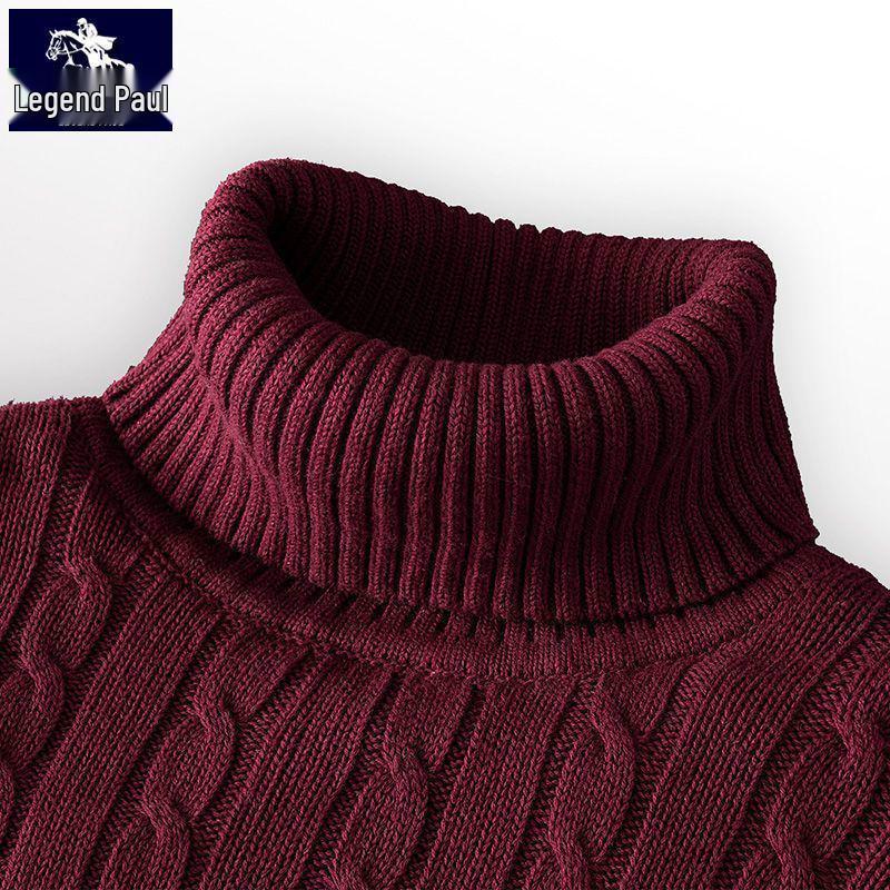 Herren Rollkragenpullover aus weicher Baumwolle mit Samtfutter - Dick, warm und stilvoll 5XL von Joom DACH