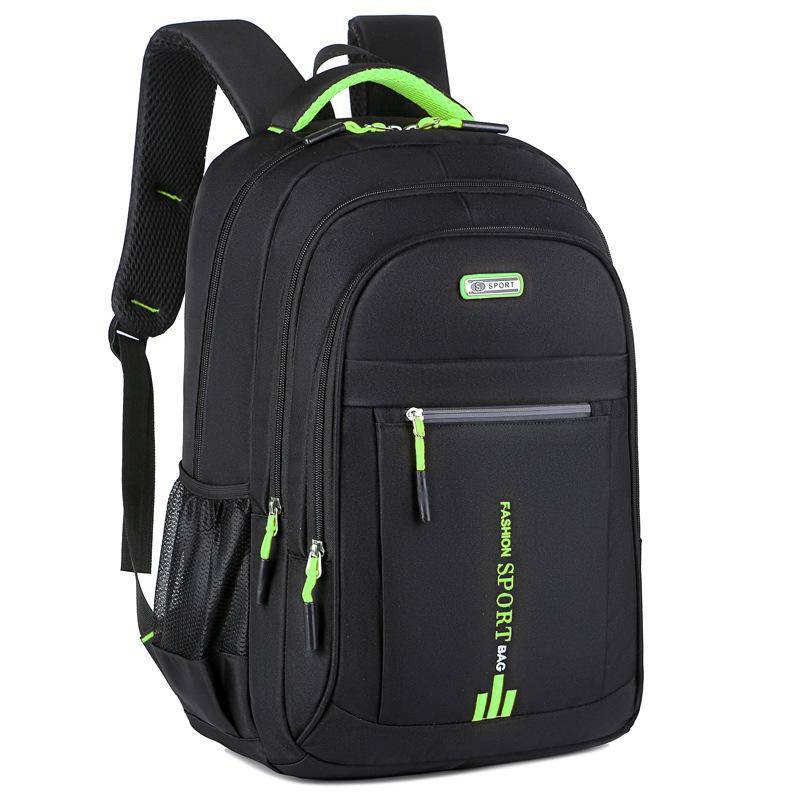 Herren Rucksäcke Wasserdichter Rucksack Business Computer Tasche Lässiger Reiserucksack Schüler Schultasche One Size grün von Joom DACH