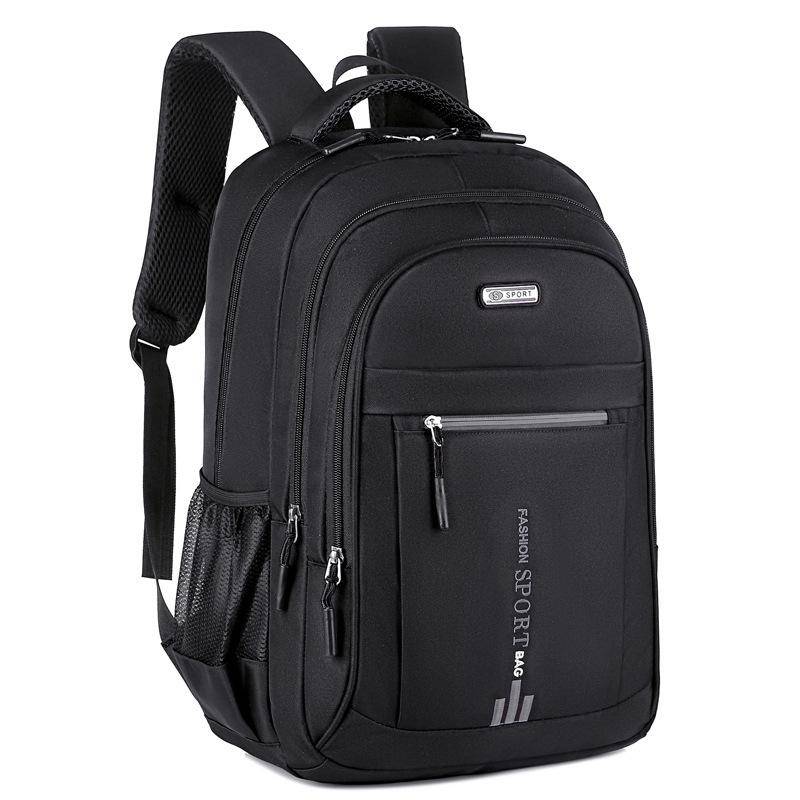 Herren Rucksäcke Wasserdichter Rucksack Business Computer Tasche Lässiger Reiserucksack Schüler Schultasche One Size schwarz von Joom DACH