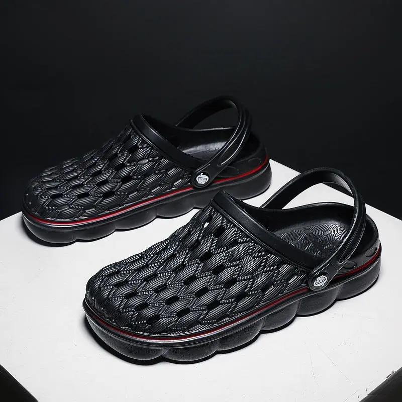 Herren Sandalen für Outdoor Strand Waten Hausschuhe für Männer Garten Zuhause Clogs Slip Sommer Wandersandalen Herren Übergröße 40-45 41 von Joom DACH