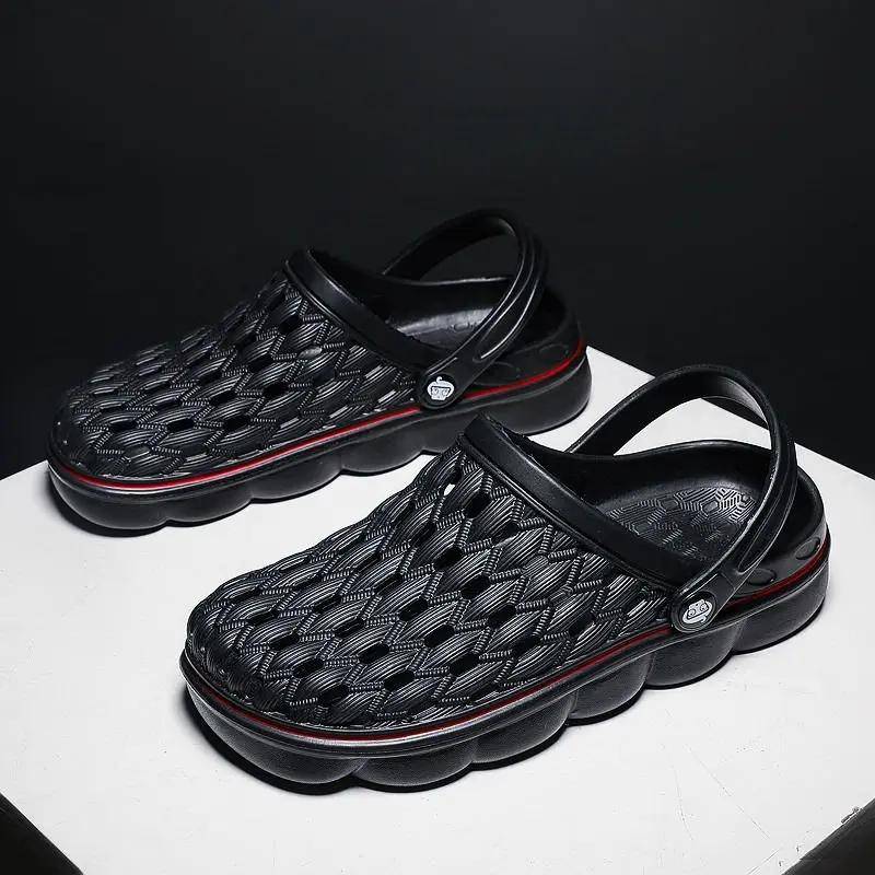 Herren Sandalen für Outdoor Strand Waten Hausschuhe für Männer Garten Zuhause Clogs Slip Sommer Wandersandalen Herren Übergröße 40-45 41 von Joom DACH