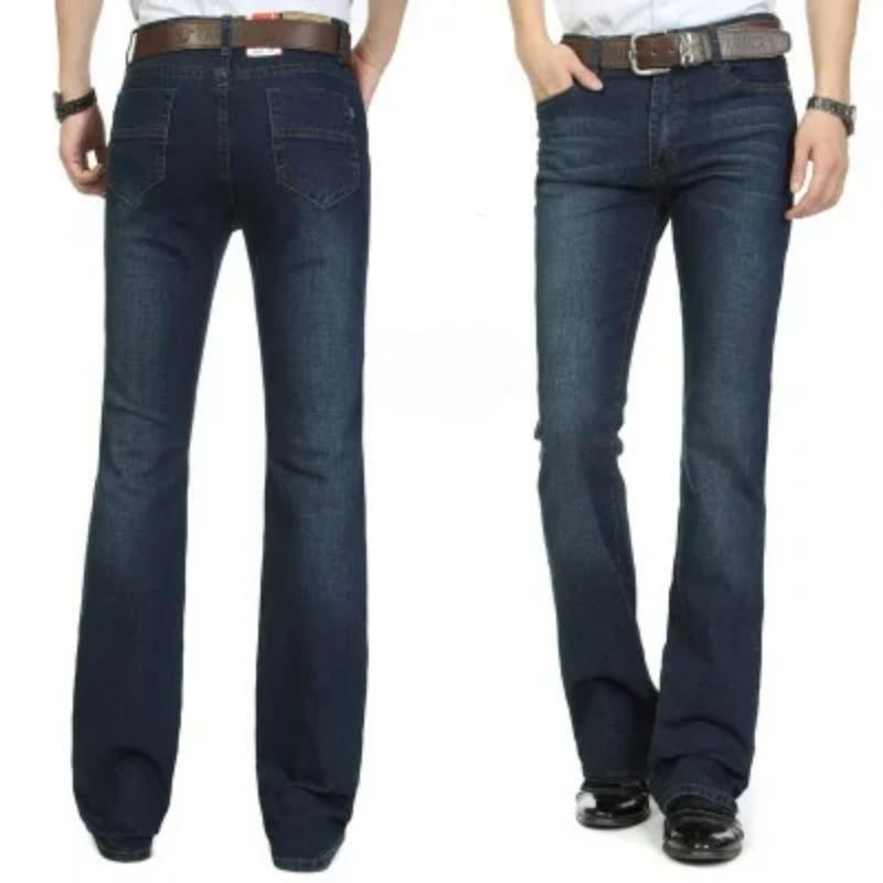 Herren Schlaghose Hose Stretch Slim Business Jeans 33 von Joom DACH