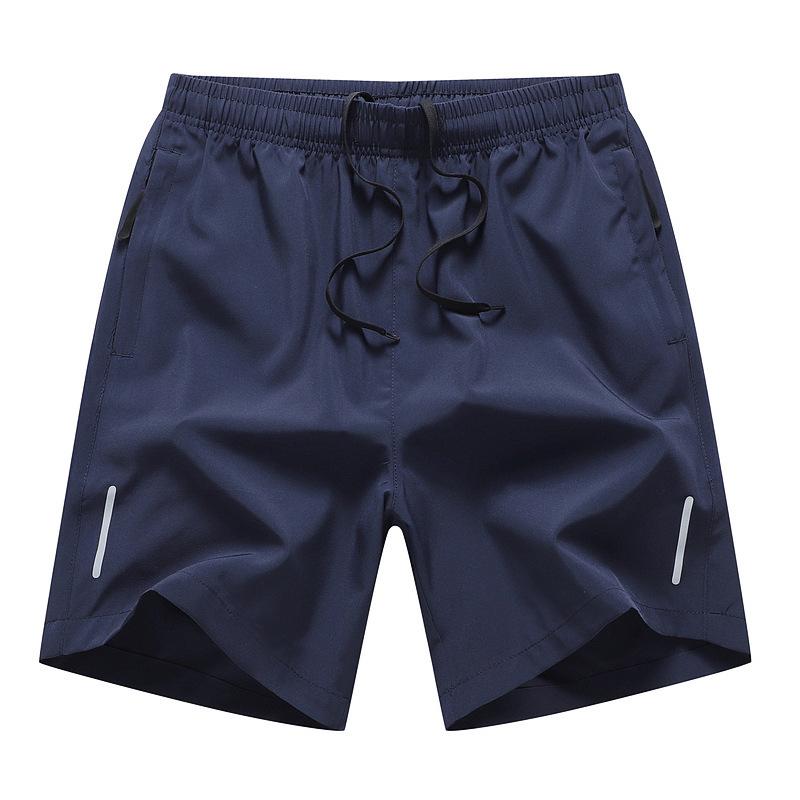 Herren Schnelltrocknende Eisseide Sportshorts - Atmungsaktiv, Locker, Lässig Sommer Fünf-Punkte-Design 4XL blau von Joom DACH