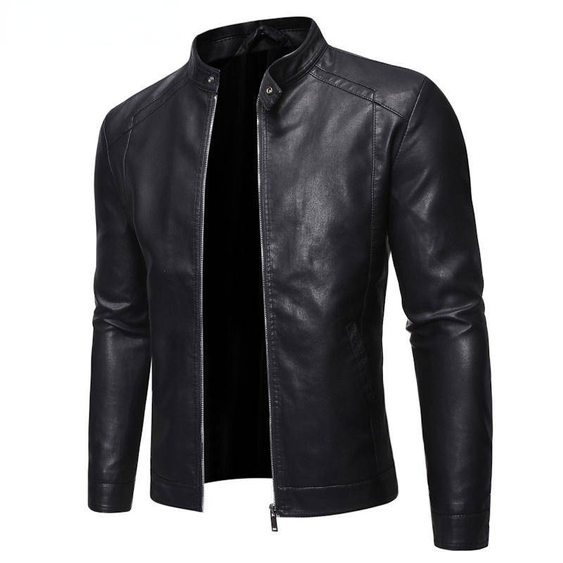 Herren Schwarze Lederjacke Motorradjacke Mode Neue Slim Casual Herren Lederjacke Motorradjacke M schwarz Herren Schwarze Lederjacke Motorradjacke Mode Neue Slim Casual Herren Lederjacke Motorradjacke M schwarz von Joom DACH