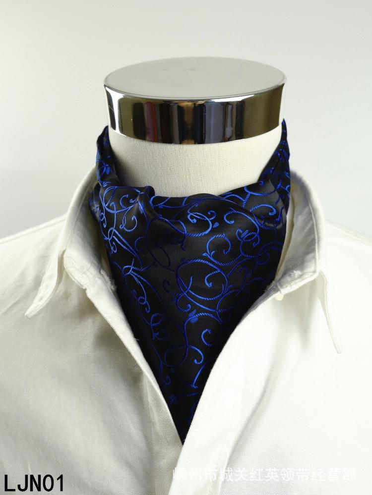 Herren Seide Gestreift Gepunktet Doppelseitiger Mode Schal 100-135CM von Joom DACH