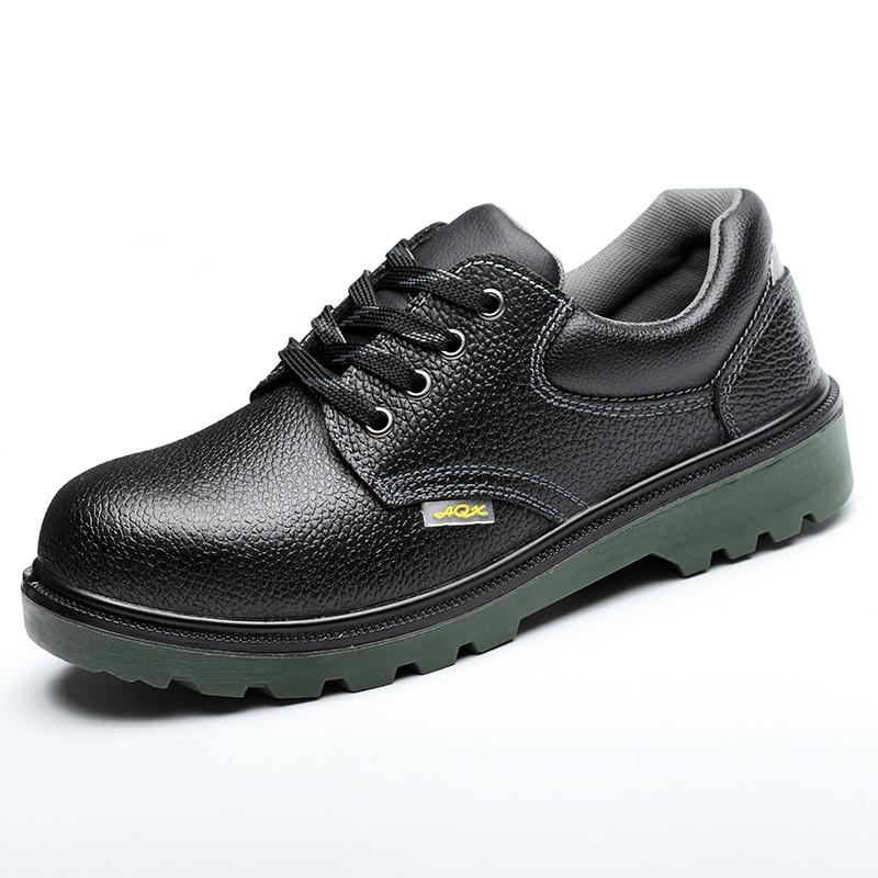 Herren Sicherheitsschuhe Echtes Leder Arbeitsstiefel Sommer Atmungsaktiv Unzerstörbar Damen Arbeits Sicherheits Turnschuhe 37 schwarz von Joom DACH