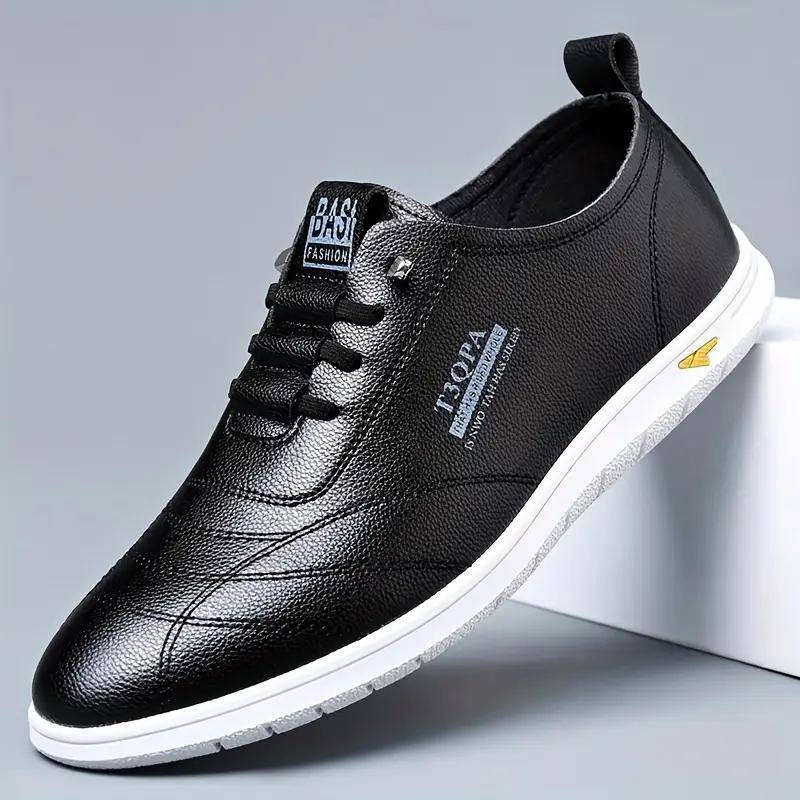 Herren Slip-On Casual Loafers Robuste rutschfeste Sohle Elastische Schnürsenkel für Outdoor-Sneaker 40 schwarz von Joom DACH