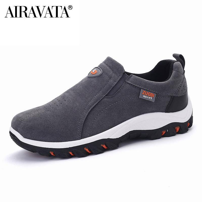 Herren-Slipper, flache Schuhe, modische Freizeitschuhe, zum Hineinschlüpfen, für Outdoor-Walking-Turnschuhe, Herren-Turnschuhe, Übergröße 39–48 43 grau Herren-Slipper, flache Schuhe, modische Freizeitschuhe, zum Hineinschlüpfen, für Outdoor-Walking-Turnschuhe, Herren-Turnschuhe, Übergröße 39–48 43 grau von Joom DACH