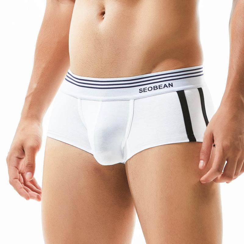 Herren Slips Herren Unterwäsche Boxershorts Sportunterwäsche Niedrige Taille Bequem Herren Boxershorts Unterhosen L von Joom DACH