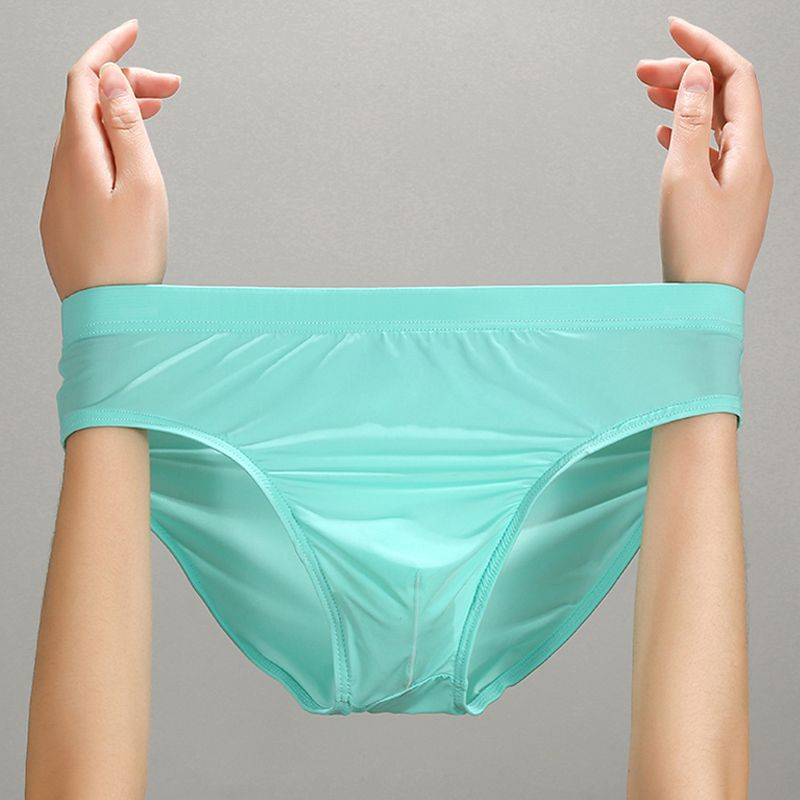 Herren Slips aus Eisseide, Unterwäsche, nahtlos, atmungsaktiv, für Herren, U-Beutel, sexy Herren-Dessous 4XL hellblaue Herren Slips aus Eisseide, Unterwäsche, nahtlos, atmungsaktiv, für Herren, U-Beutel, sexy Herren-Dessous 4XL hellblaue von Joom DACH