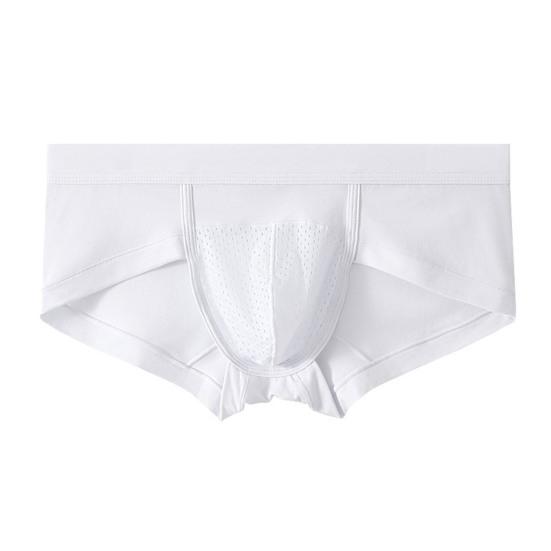 Herren-Slips aus Modalgewebe, hohe Elastizität, atmungsaktive Unterwäsche, U-konvexes Design mit mittlerer Taille, Höschen für den täglichen Gebrauch XXL weiß von Joom DACH